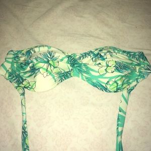 Formal bathing suit top bandeau